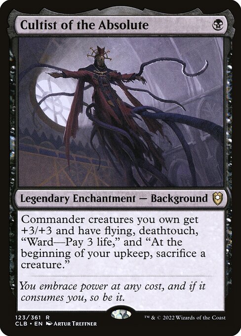 Cultist of the Absolute (Commander Legends: Battle for Baldur's Gate)
