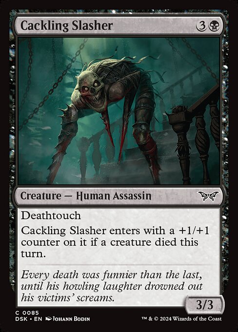 Cackling Slasher (Duskmourn: House of Horror)