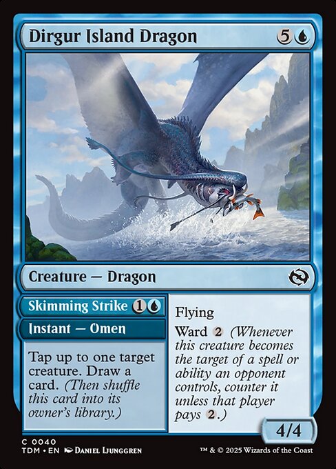 Dirgur Island Dragon // Skimming Strike (Tarkir: Dragonstorm)