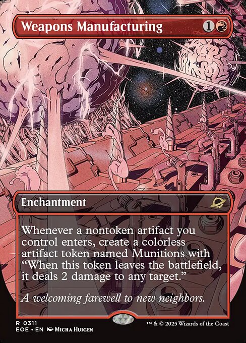 Weapons Manufacturing (Edge of Eternities)