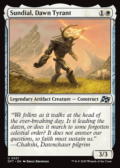 Sundial, Dawn Tyrant (Aetherdrift)