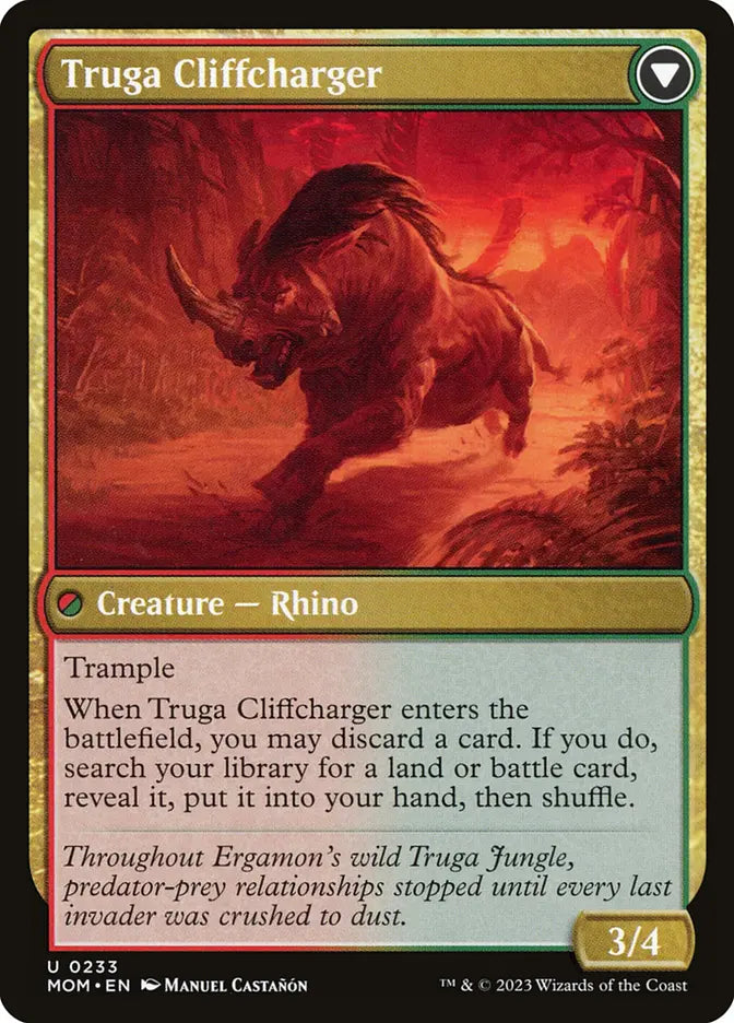 Invasion of Ergamon // Truga Cliffcharger (March of the Machine)