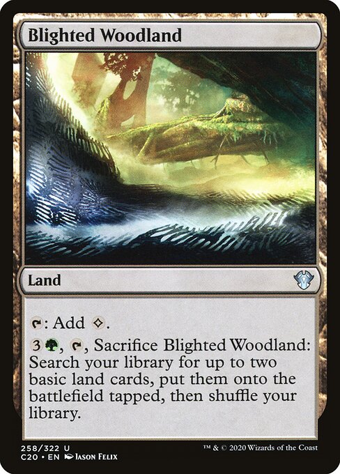 Blighted Woodland (Commander 2020)
