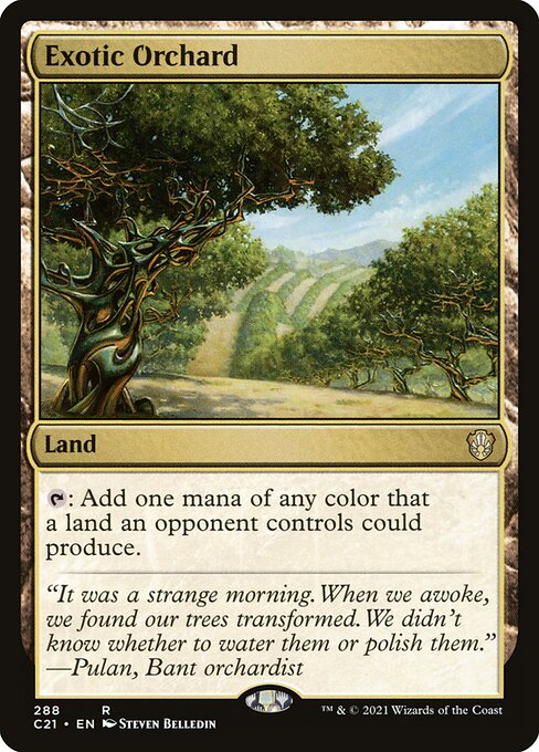Exotic Orchard (Commander 2021)