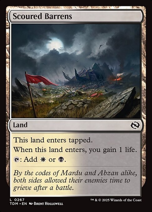 Scoured Barrens (Tarkir: Dragonstorm)