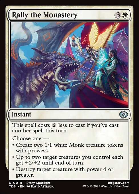 Rally the Monastery (Tarkir: Dragonstorm)
