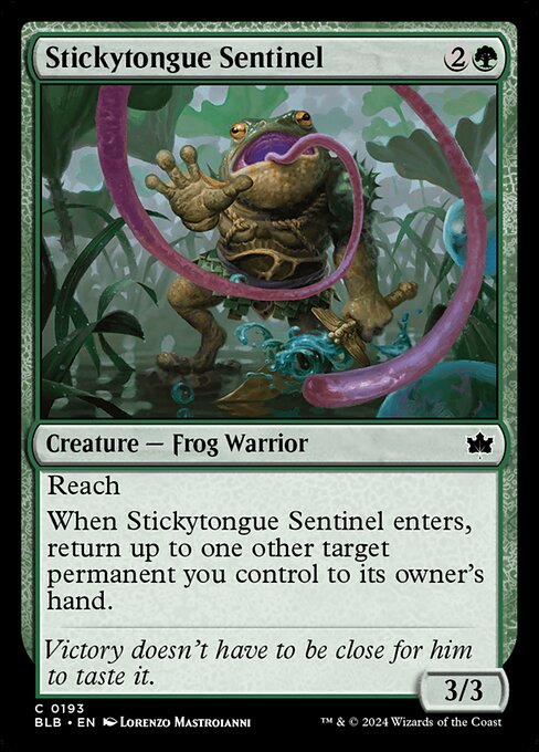 Stickytongue Sentinel (Bloomburrow)