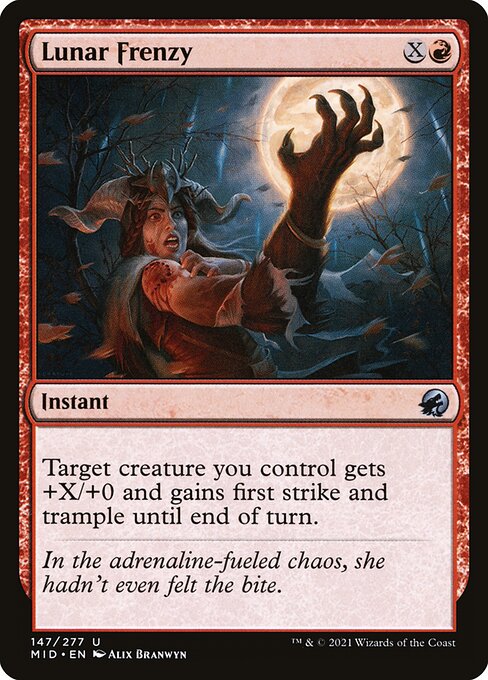 Lunar Frenzy (Innistrad: Midnight Hunt)