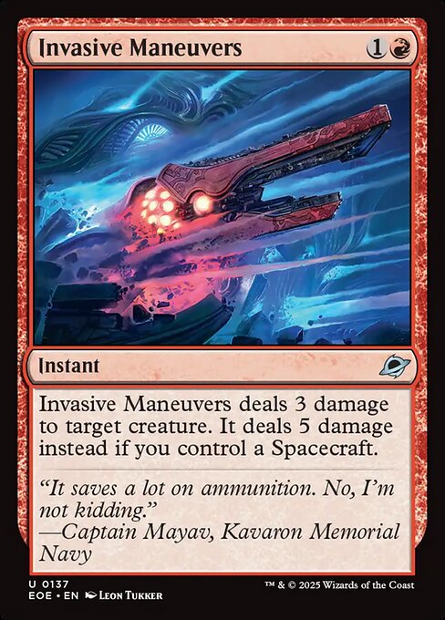 Invasive Maneuvers (Edge of Eternities)