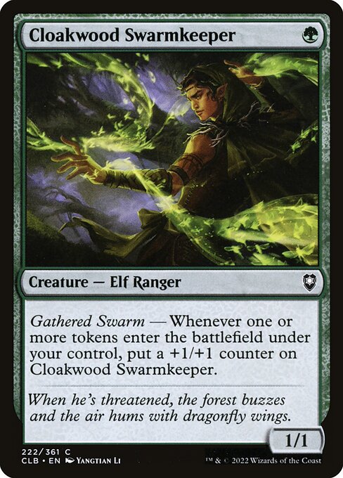 Cloakwood Swarmkeeper (Commander Legends: Battle for Baldur's Gate)