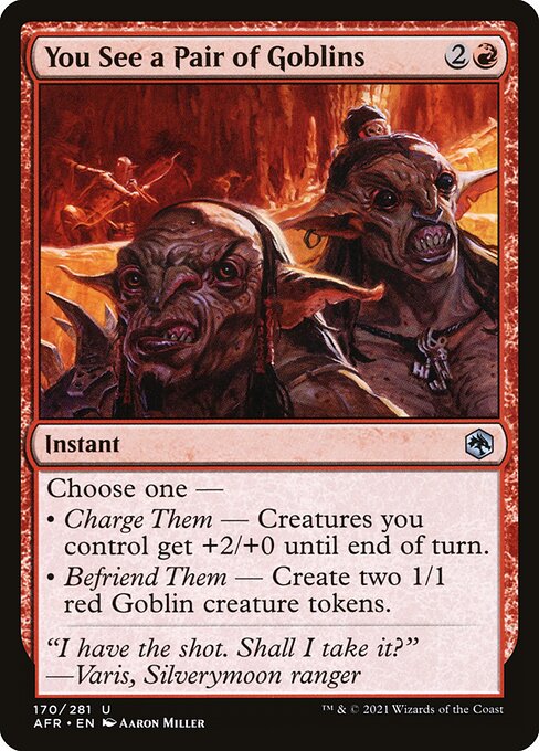 You See a Pair of Goblins (Adventures in the Forgotten Realms)