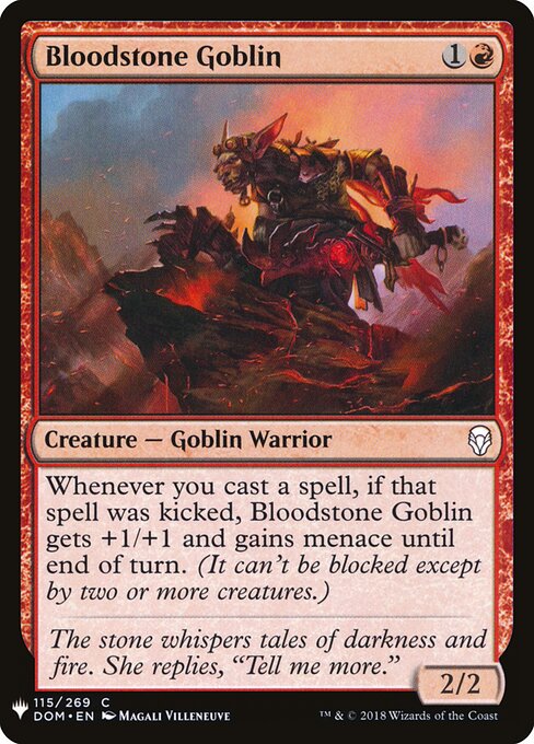 Bloodstone Goblin (The List)