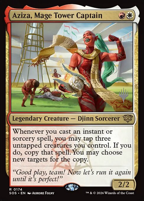 Aziza, Mage Tower Captain (Secrets of Strixhaven Promos)