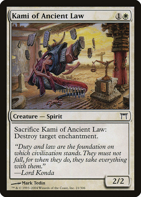 Kami of Ancient Law (Champions of Kamigawa)