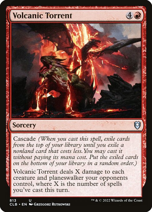 Volcanic Torrent (Commander Legends: Battle for Baldur's Gate)