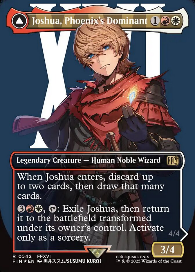 Joshua, Phoenix's Dominant // Phoenix, Warden of Fire (Final Fantasy)
