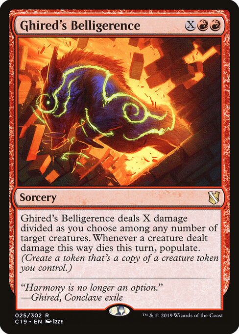 Ghired's Belligerence (Commander 2019)