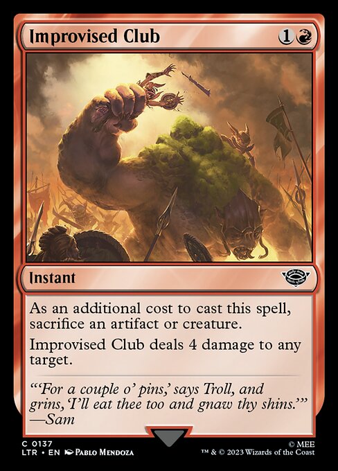 Improvised Club (The Lord of the Rings: Tales of Middle-earth)