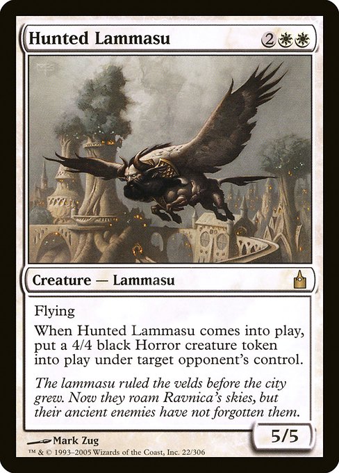 Hunted Lammasu (Ravnica: City of Guilds)
