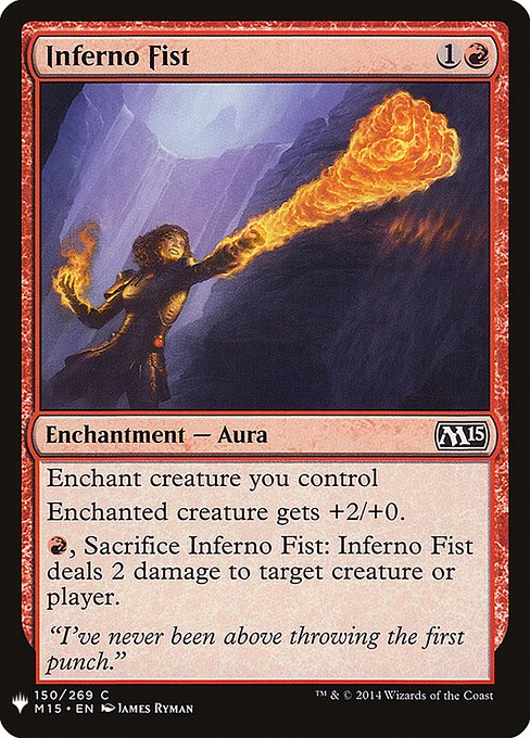 Inferno Fist (The List)