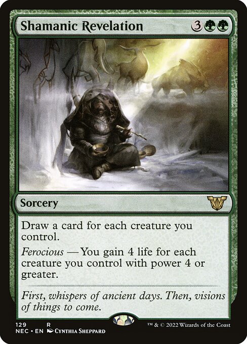 Shamanic Revelation (Neon Dynasty Commander)