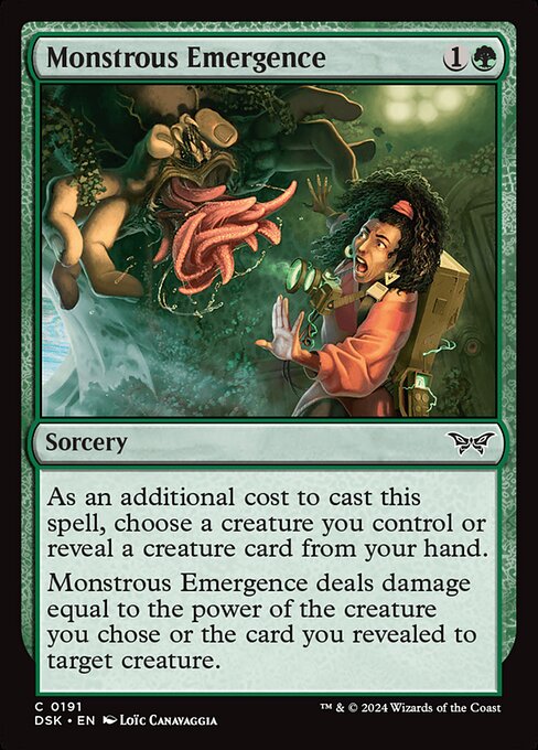 Monstrous Emergence (Duskmourn: House of Horror)