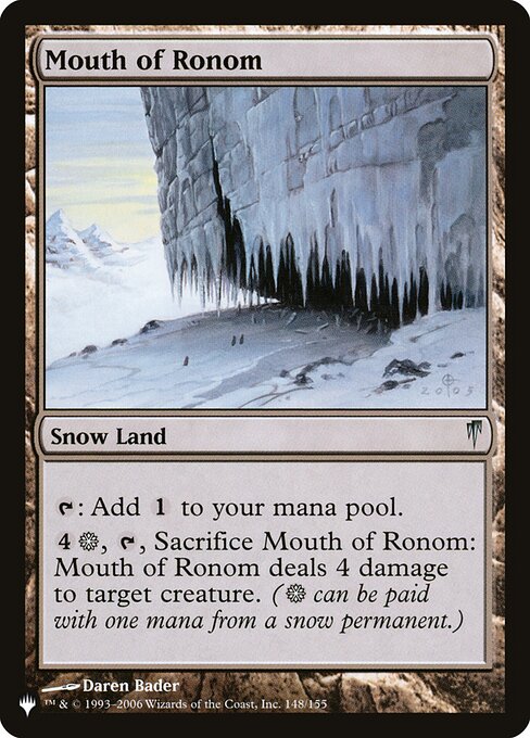 Mouth of Ronom (The List)