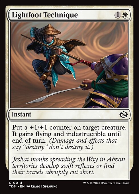 Lightfoot Technique (Tarkir: Dragonstorm)