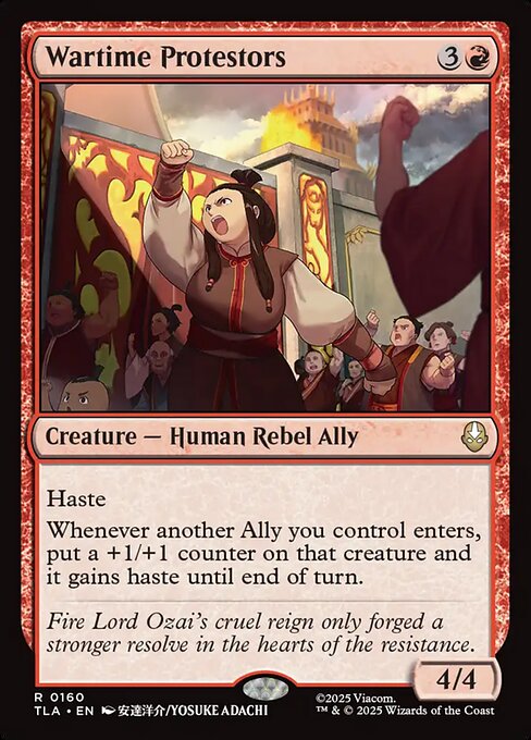 Wartime Protestors (Avatar: The Last Airbender)