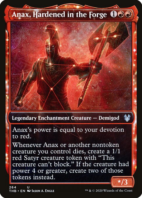 Anax, Hardened in the Forge (Theros Beyond Death)