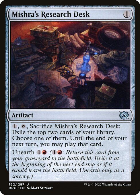 Mishra's Research Desk (The Brothers' War)