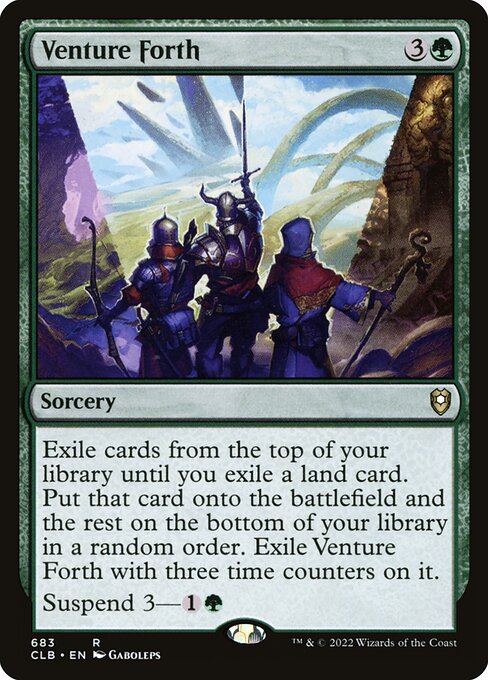 Venture Forth (Commander Legends: Battle for Baldur's Gate)