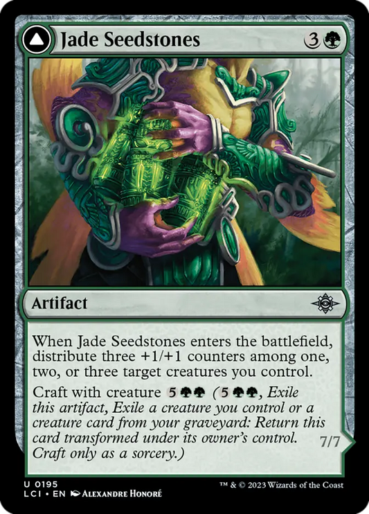 Jade Seedstones // Jadeheart Attendant (The Lost Caverns of Ixalan)