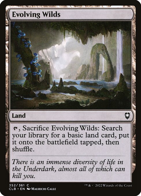 Evolving Wilds (Commander Legends: Battle for Baldur's Gate)