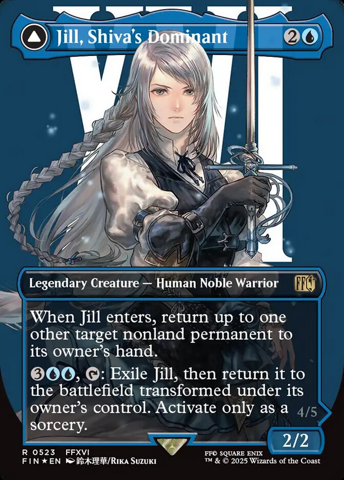 Jill, Shiva's Dominant // Shiva, Warden of Ice (Final Fantasy)