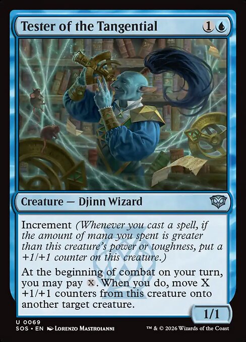 Tester of the Tangential (Secrets of Strixhaven)