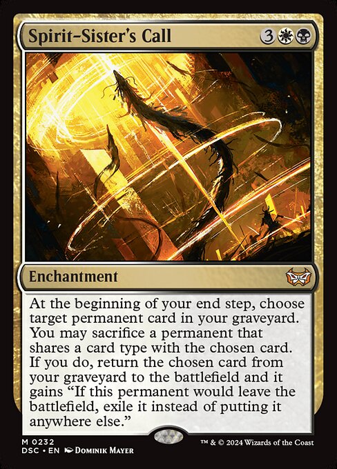 Spirit-Sister's Call (Duskmourn: House of Horror Commander)