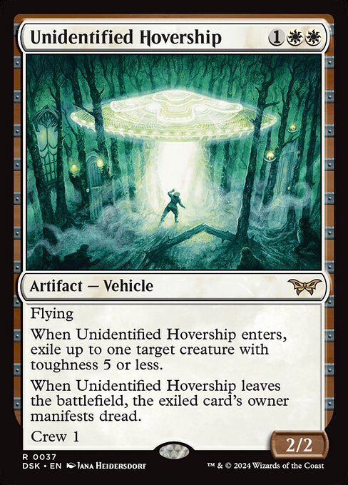 Unidentified Hovership (Duskmourn: House of Horror)