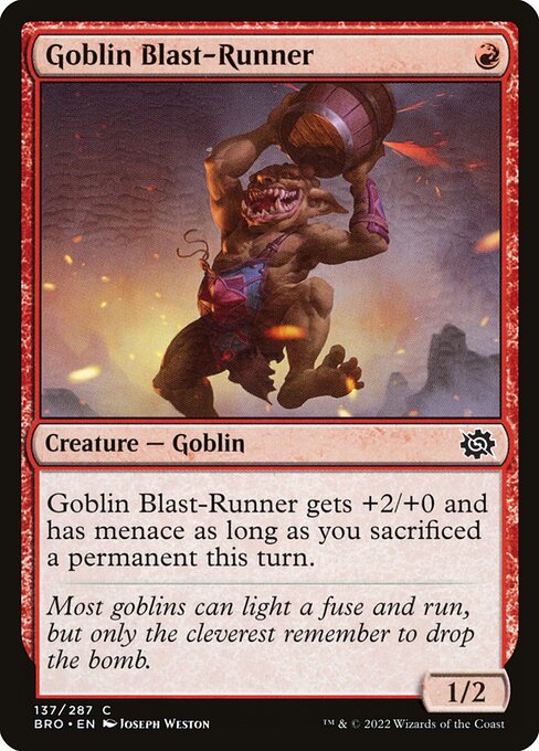 Goblin Blast-Runner (The Brothers' War)