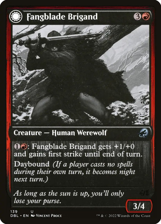 Fangblade Brigand // Fangblade Eviscerator (Innistrad: Double Feature)
