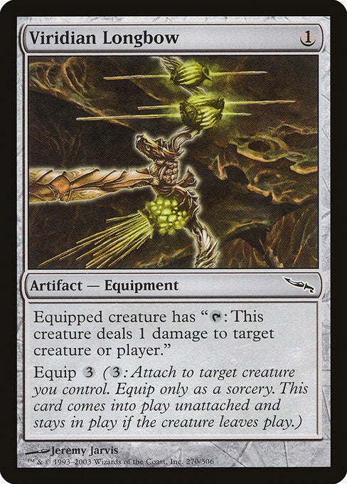 Viridian Longbow (Mirrodin)