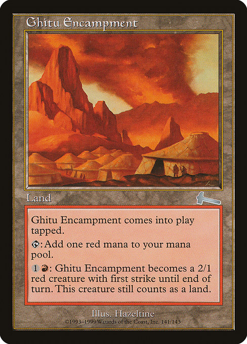 Ghitu Encampment (Urza's Legacy)