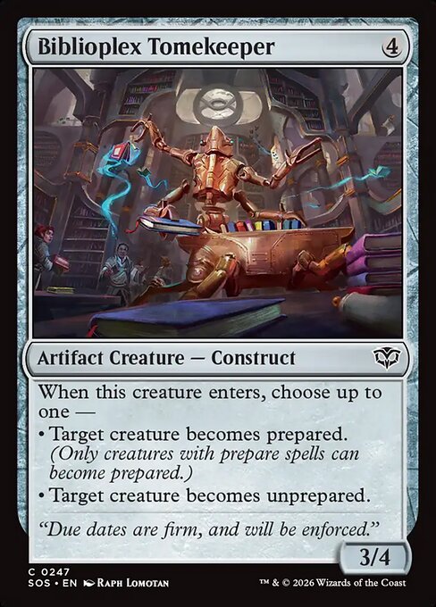 Biblioplex Tomekeeper (Secrets of Strixhaven)