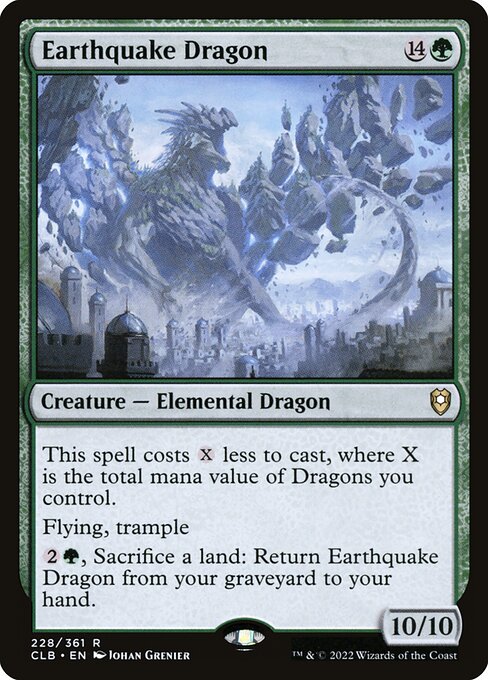 Earthquake Dragon (Commander Legends: Battle for Baldur's Gate)