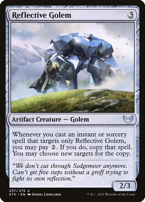 Reflective Golem (Strixhaven: School of Mages)