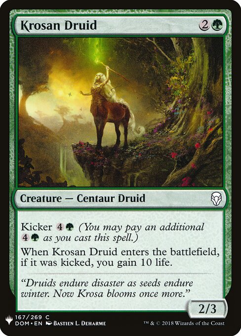 Krosan Druid (The List)