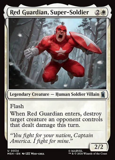 Red Guardian, Super-Soldier (Marvel Super Heroes)