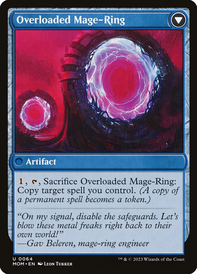 Invasion of Vryn // Overloaded Mage-Ring (March of the Machine)