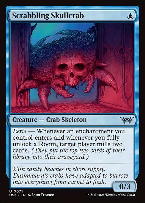 Scrabbling Skullcrab (Duskmourn: House of Horror)