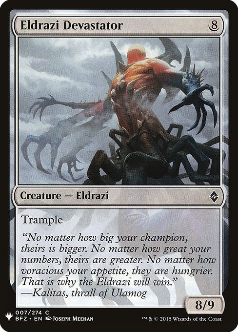 Eldrazi Devastator (The List)